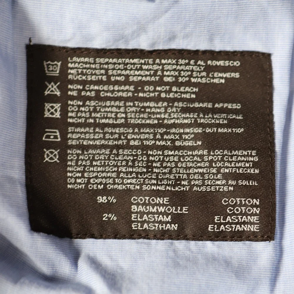 PT Torino PT01 Pants Mens 32x29.5 Brown Slim Fit Cotton Stretch Chino Preppy